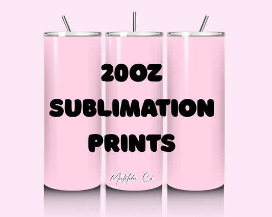 20oz Sublimation Prints