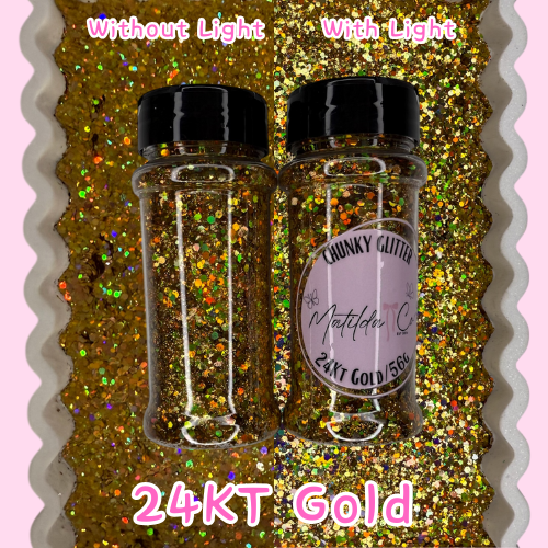 24Kt Gold Chunky Glitter