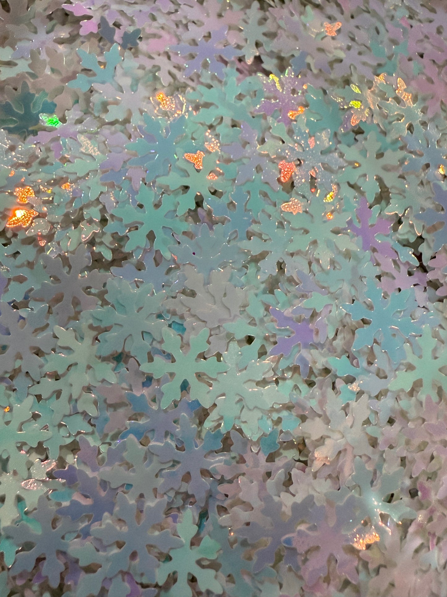 Pearl Snowflake Glitter