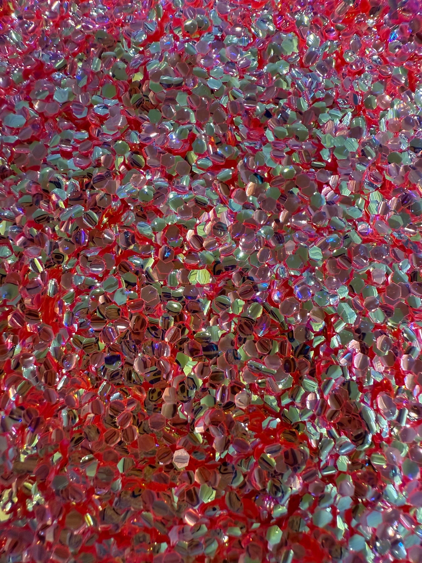 Coral Bubble Glitter