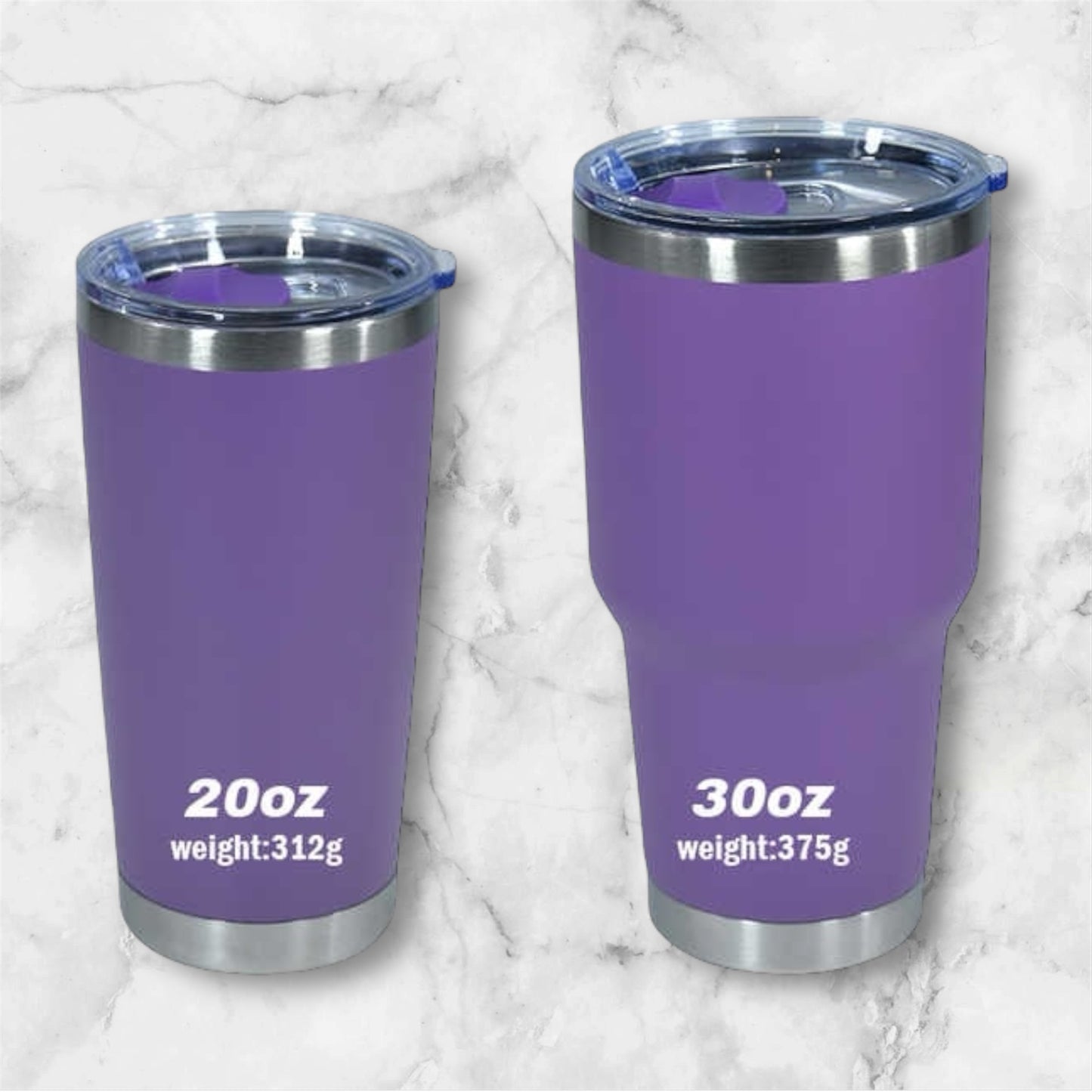 Blank 20oz/30oz powder coated coffee tumbler