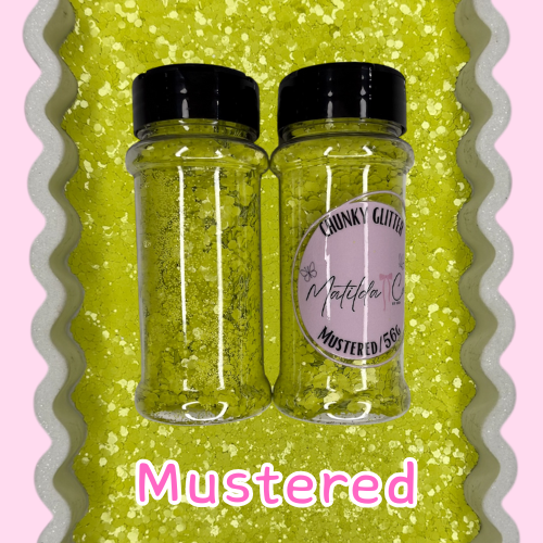 Mustered Chunky Glitter