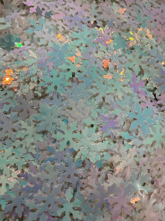 Peal Snowflake Glitter