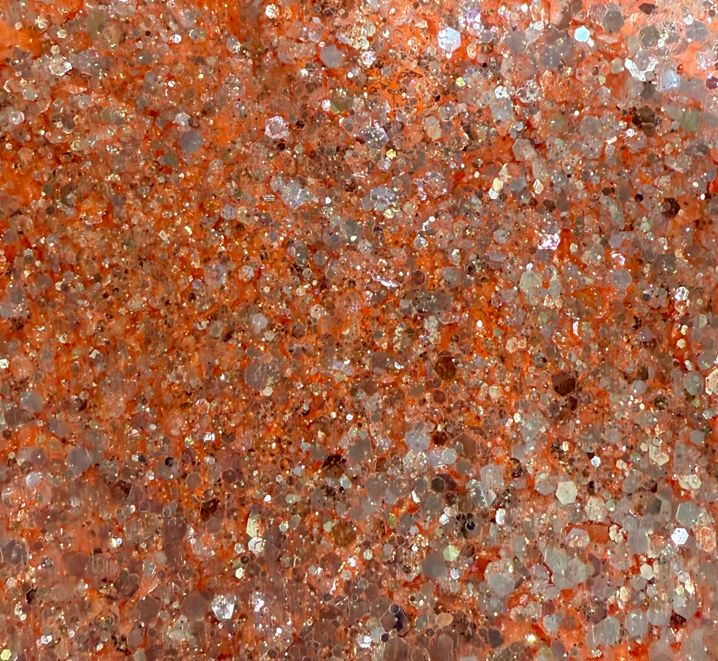 Peach Dimond Glitter