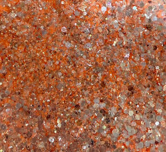 Peach Dimond Glitter