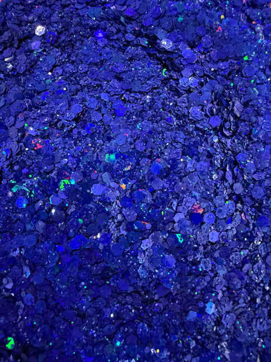 Royal Blue Chunky Glitter
