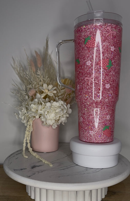Custom 40oz snow globe Tumbler