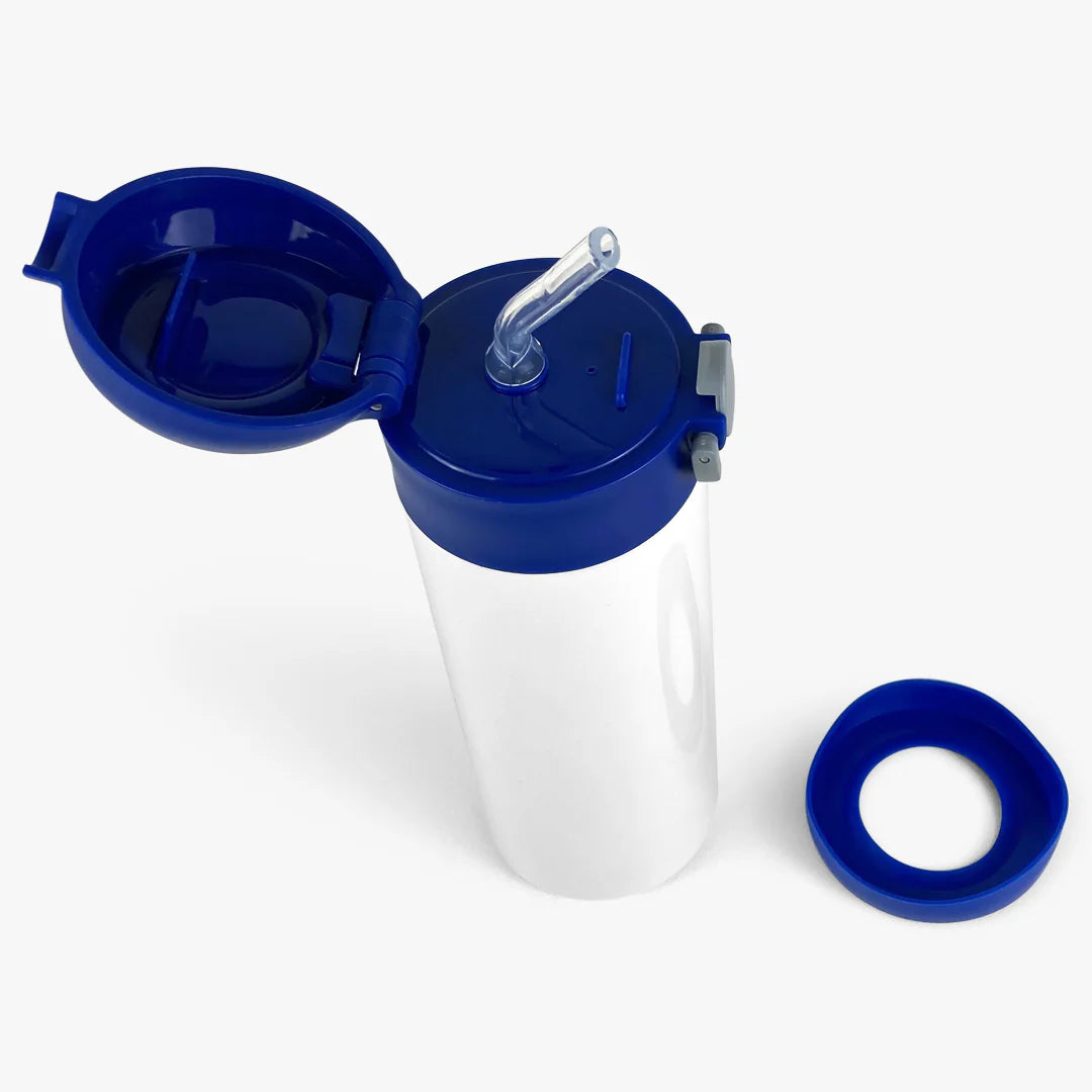 12oz Sublimation Drink Bottle with flip lid