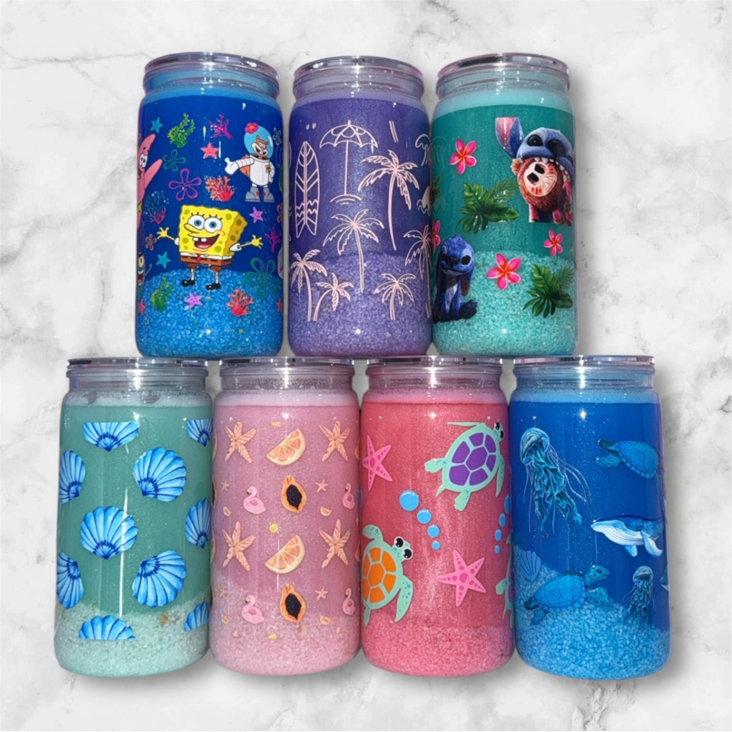 Custom 16oz Acrylic Beach cup