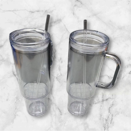 Blank 40oz snow globe Tumbler